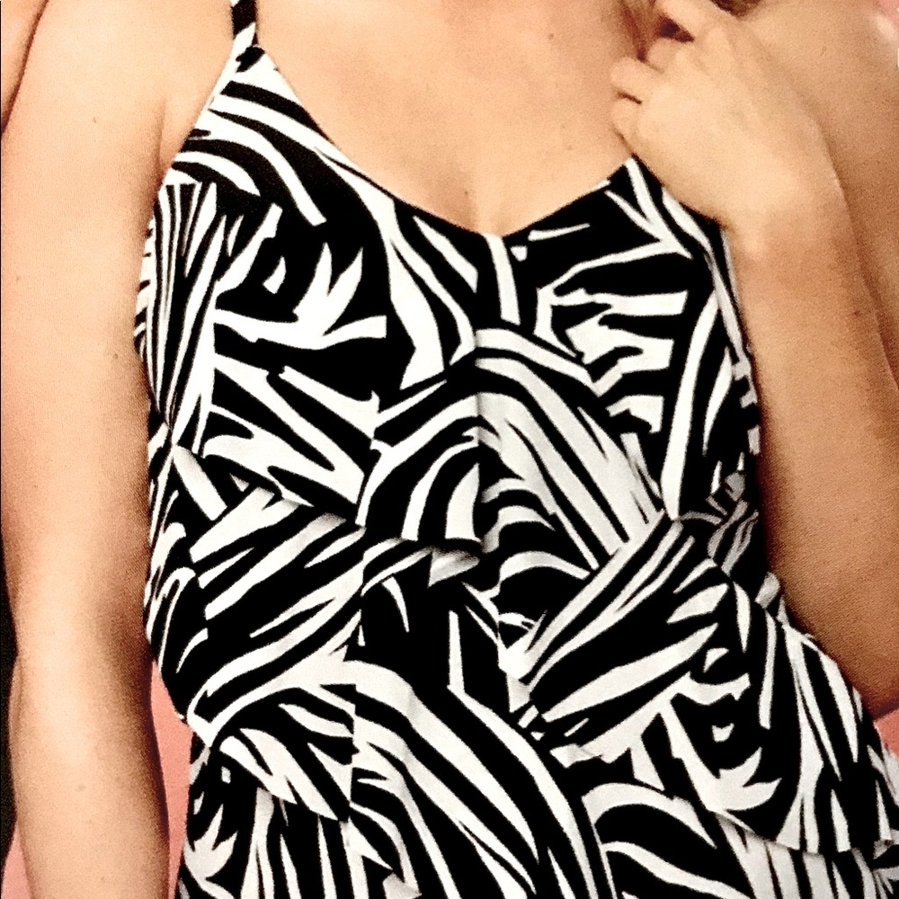 Ruby Ribbon Swim Bora Bora Tankini Zebra Size 12